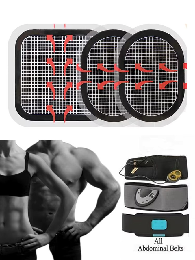 monclique EMS Elektrischer Muskelstimulator Ersatz-Gel-Pads, 3/18 Stück, Unisex - Bild 5