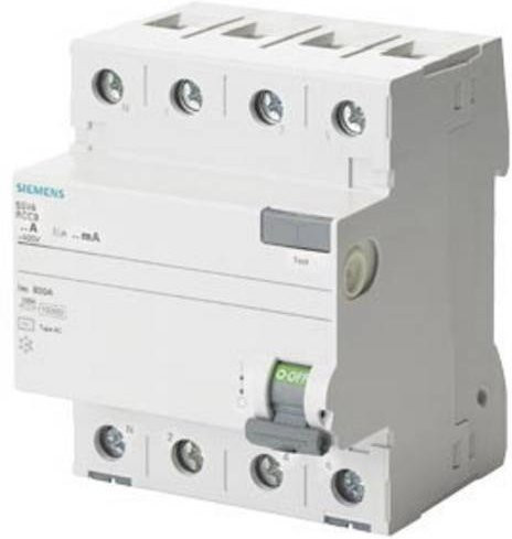 Siemens FI-Schutzschalter 5SV4344-0KL RCD 40A 0,03A 400V in Weiß - Bild 1