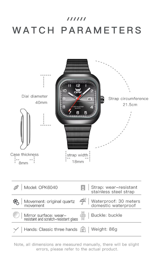 OPK Armbanduhr, Digitaluhr, Quarz, Edelstahl, Silber, Herren - Bild 6