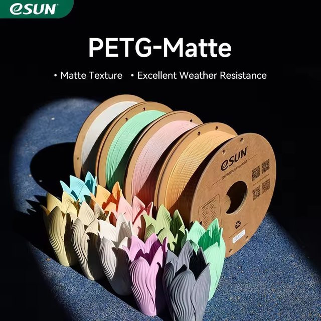 ESUN Mattes PETG Filament Grün, 1,75 mm, 1 kg - Bild 1