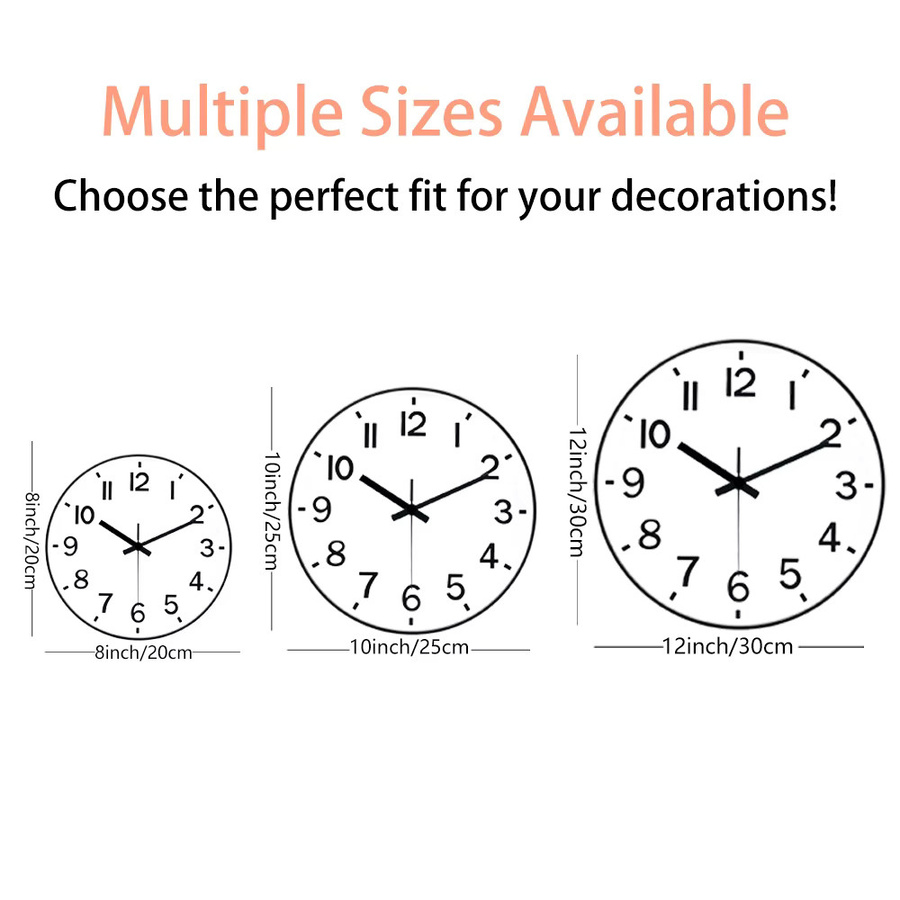 Mabpedo Moderne Analoge Wanduhr mit 3D-Kubisches Design, Leise Quarz-Wanduhr für Wohnzimmer und Schlafzimmer - Bild 5