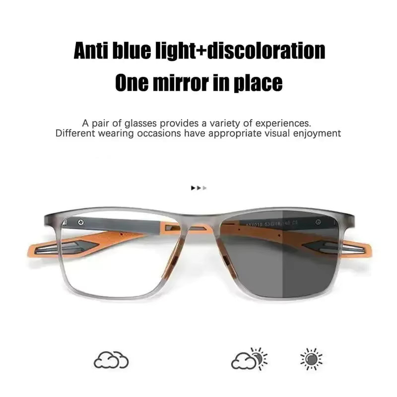 MOYOKA Sportsonnenbrille, quadratisch, Vollrand, Unisex, photochrom - Bild 3