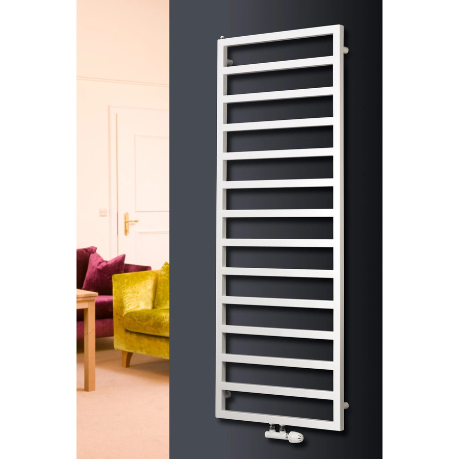 Ximax Badheizkörper Pure Mittenanschluss Weiß B: 50 cm, H: 147 cm, 415 W - Bild 2