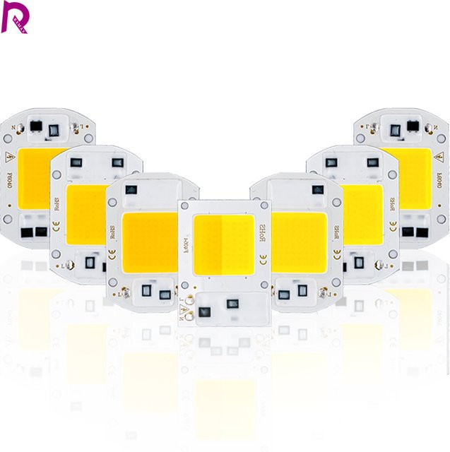 RXMAX LED COB Chip mit Smart IC für Flutlicht, Strahler und DIY-Matrix-Beleuchtung, Farbe: Weiß - Bild 1
