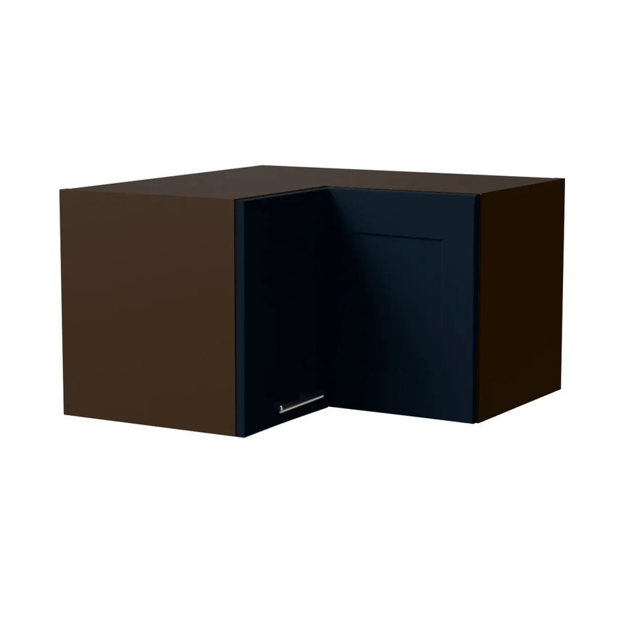 Feldmann-Wohnen Eckhängeschrank Oslo in Lava und Indigo Matt mit Rahmenoptik, B/T/H: 60 x 60 x 36 cm - Bild 2