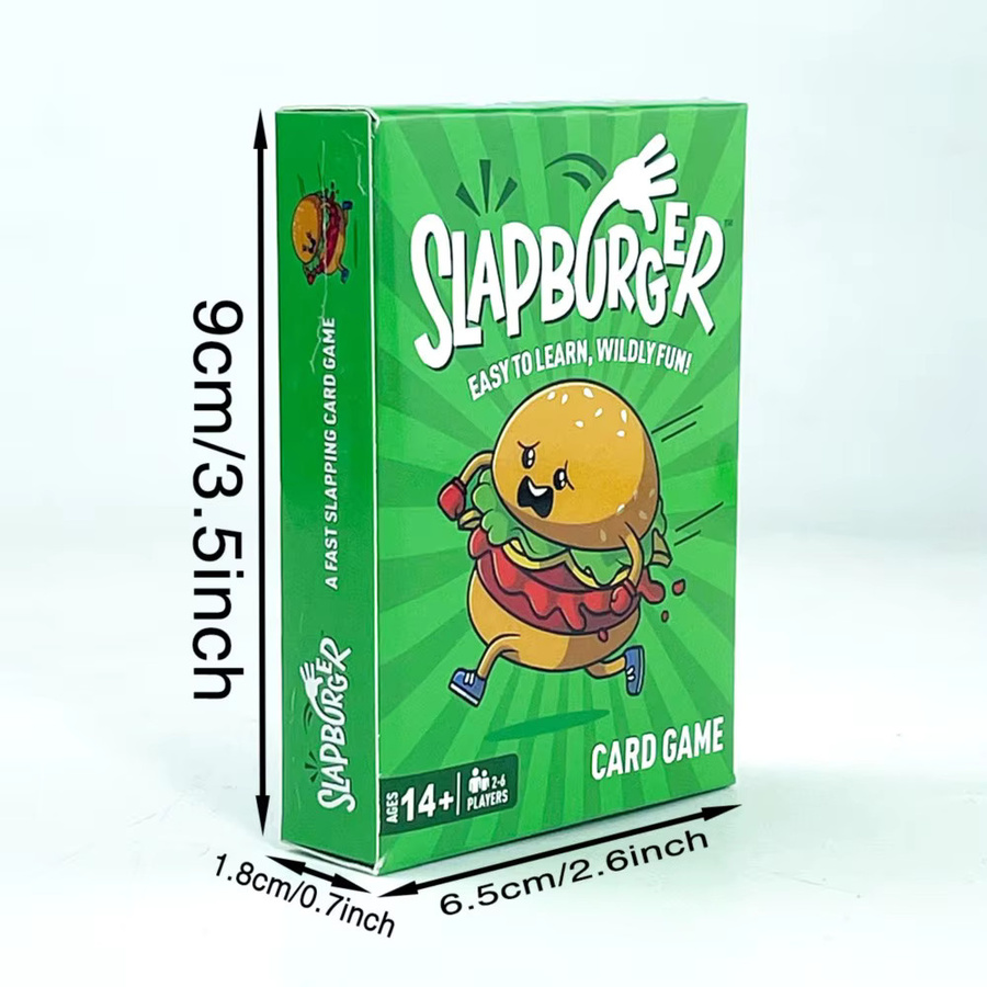 Bandai Slapburger-Kartenspiel, Partyspiel, Familienspiel, ab 14 Jahren - Bild 3