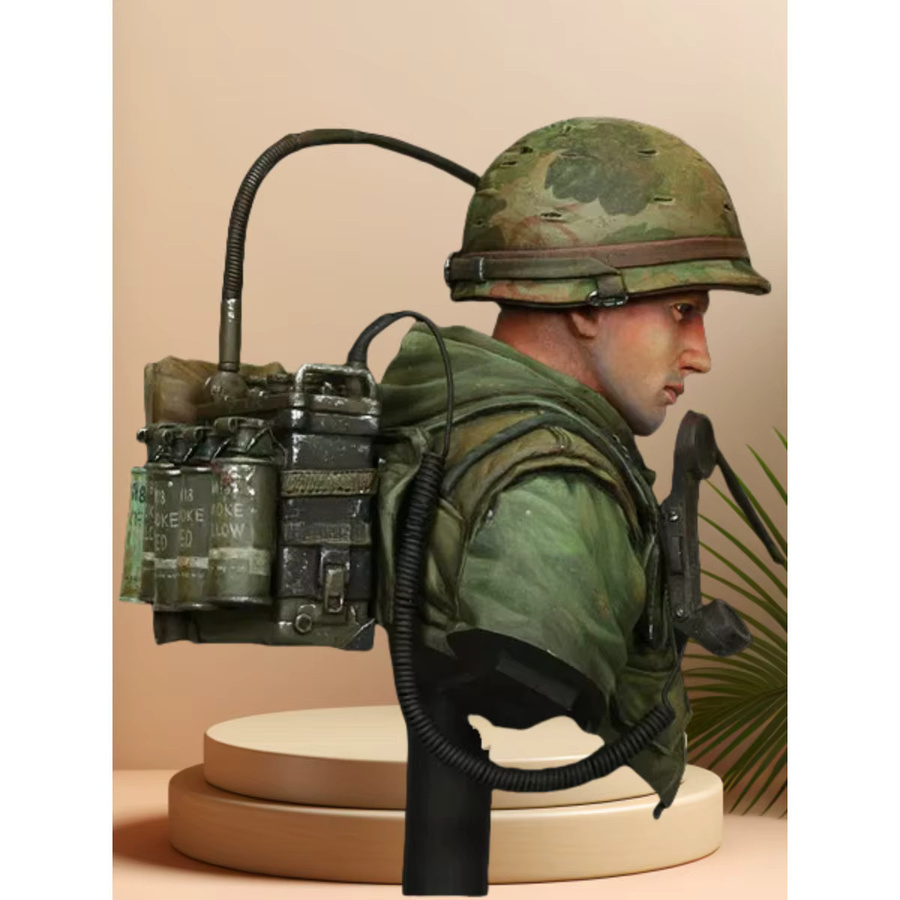 GK United States Marine Corps Resin-Soldatenmodell, Ganzkörperfigur, unmontierter und unbemalter Bausatz - Bild 2
