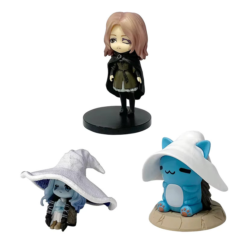 Bandai Elden Ring Q-Version Mini Ranni Katze Melina Figur, 6-teiliges Set - Bild 3