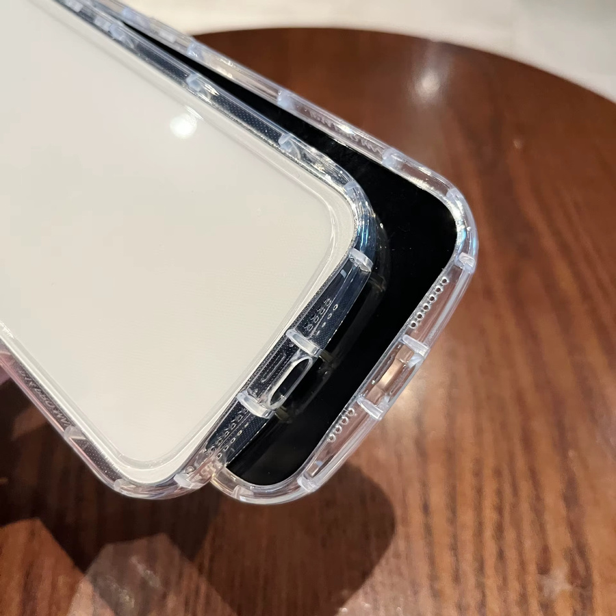 Transparente Silikon-Handyhülle mit Kamera-Schutz und Airbag-Abdeckung für Apple iPhone Modelle - Bild 4