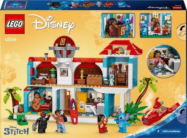 LEGO Disney Lilo und Stitch Das Strandhaus Konstruktionsspielzeug