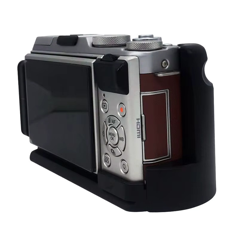 Fujifilm Hand Grip Halterung und vertikale Halteplatte in Silber für Fuji X-A3 und X-A5 - Bild 3