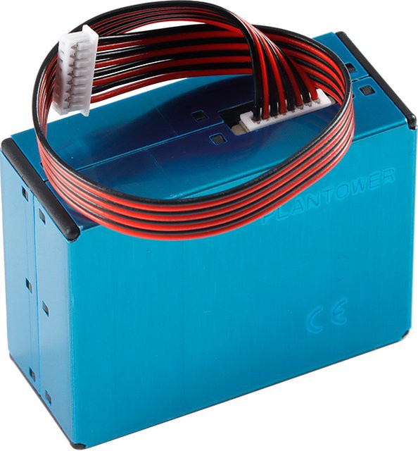 PMS5003 Digitaler Partikelkonzentrations-Lasersensor zur Messung von PM2.5 und PM10 in Silber und Blau - Bild 1