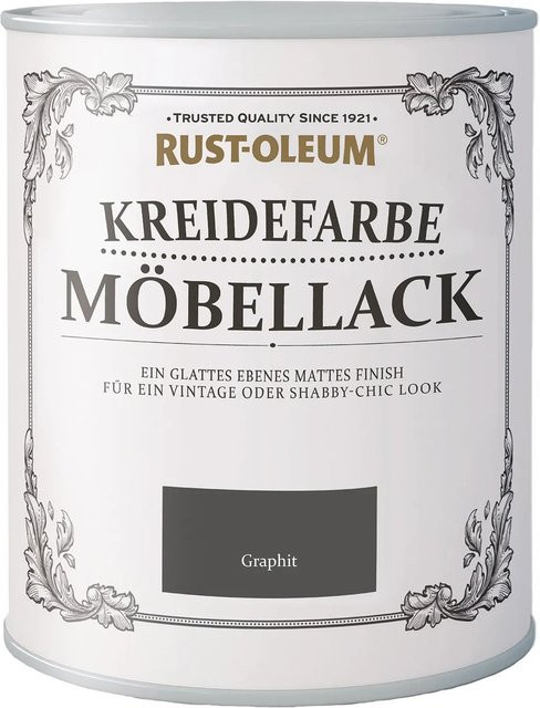 Rust-Oleum Kreidefarbe Möbellack Graphit Matt 0,75 l - Bild 1