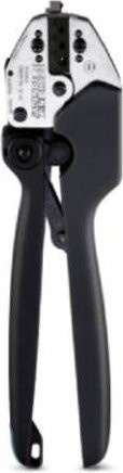 Phoenix Contact CRIMPFOX-SC 6L 1212052 Crimpzange für unisolierte Flachsteckhülsen 0,5 bis 6 mm² in Schwarz - Bild 1