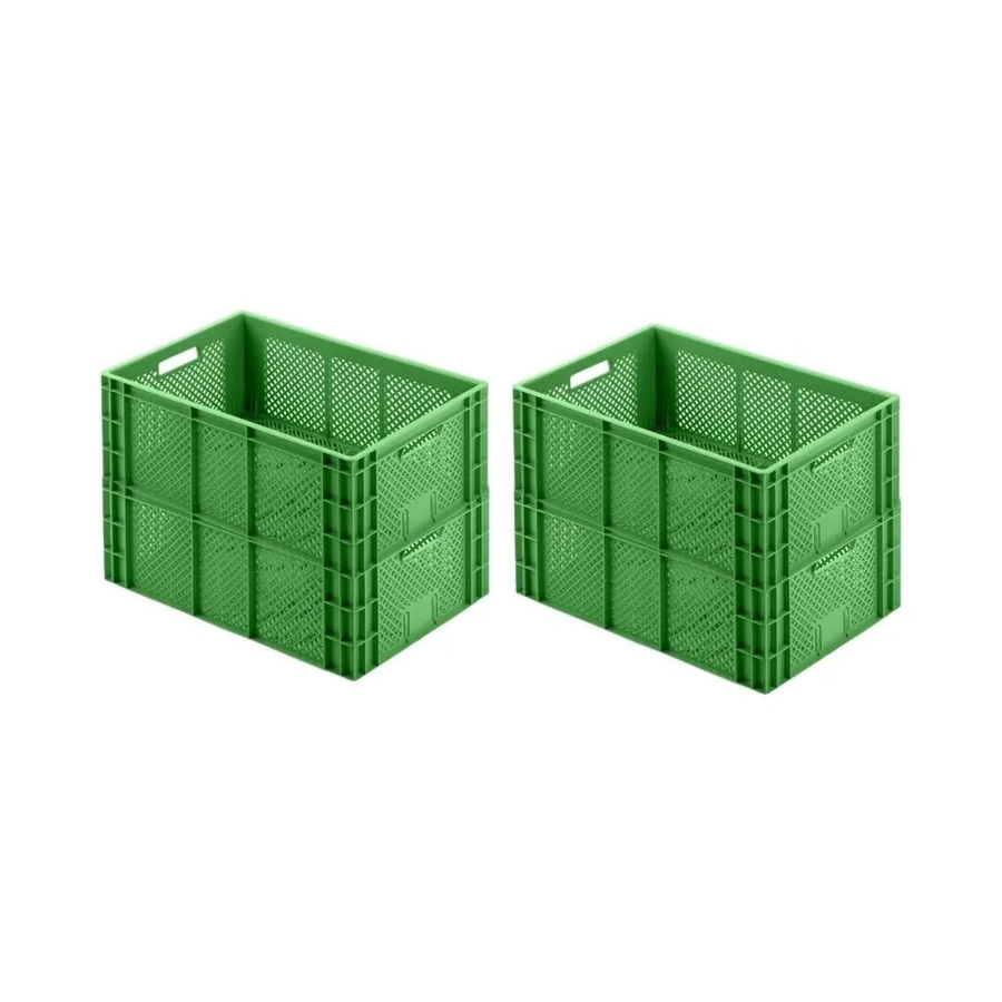 CHEFGASTRO Eurobehälter Obst- und Gemüsekasten Set, Grün, H x B x T: 22 x 40 x 60 cm - Bild 2