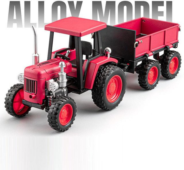 Linyi toy car Traktor Modell Spielzeugauto, 1:32, mit Musik und Licht, ab 14 Jahre - Bild 1