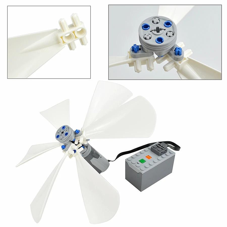 Leduo Technisch Propeller Windventilator Motor Baustein Zubehör - Bild 1