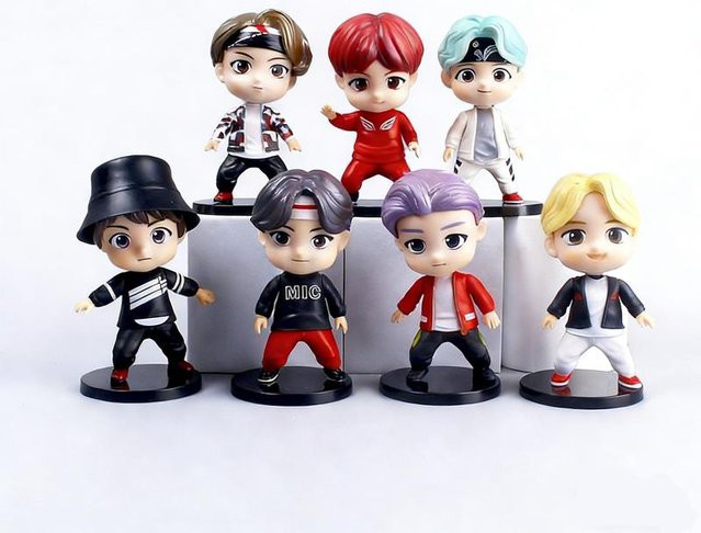 Bangtan Boys Puppe Modell, Actionfigur, 7-teiliges Set, ab 6 Jahren - Bild 1