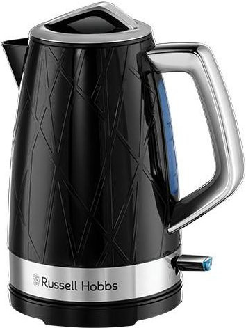 Russell Hobbs Wasserkocher Structure in Schwarz mit Edelstahlakzenten und Kalkfilter, 1,7 l - Bild 1