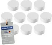 Magnetoplan Ergo-Magnete Large in Weiß, 10er Pack - Bild 1