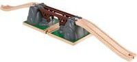 BRIO World Einsturzbrücke Holzspielzeug für die Bahn in Braun, Grau und Bunt - Bild 1