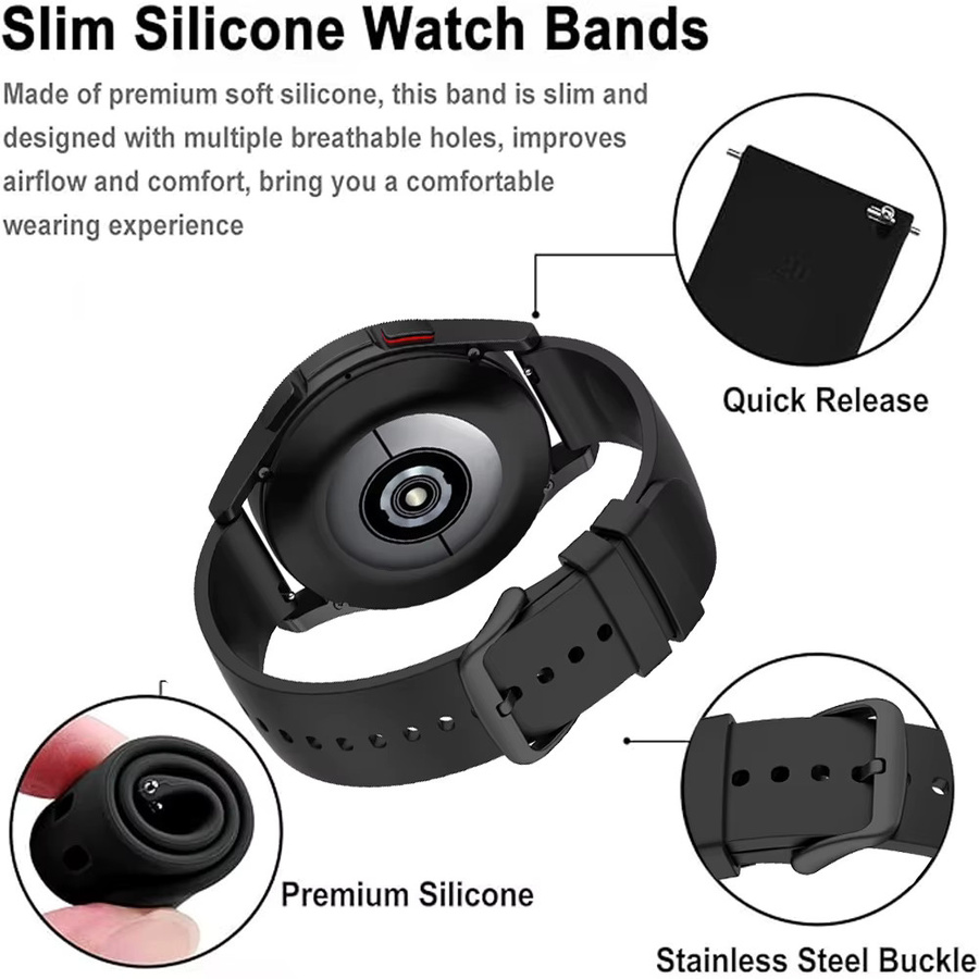 Xiaomi Uhrenarmband, Silikon, Schwarz, Unisex - Bild 2