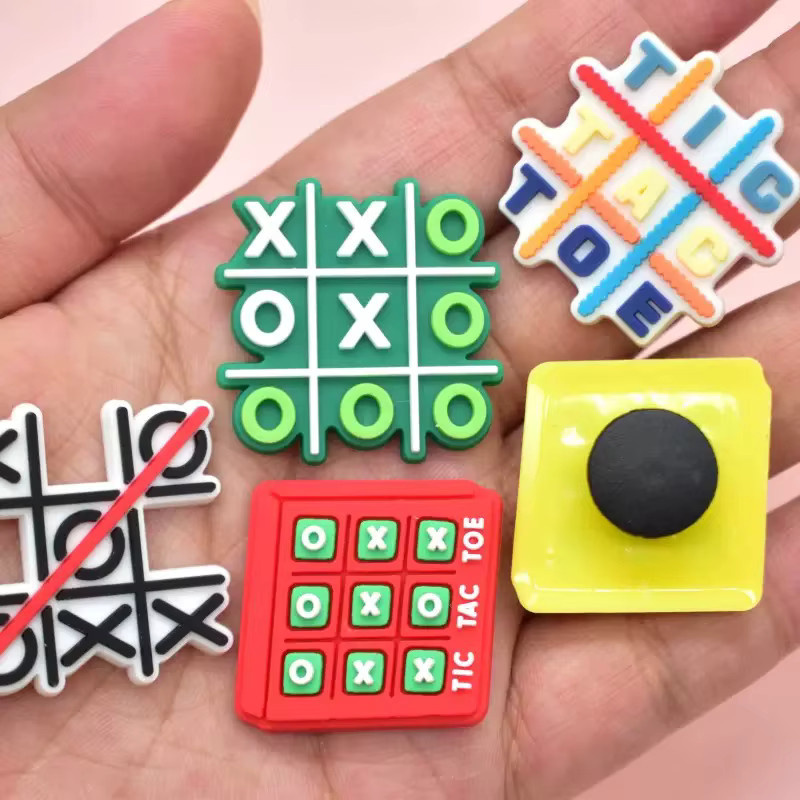 Happye&TiTi Tic Tac Toe Schuhschnallen-Anhänger, Kinder - Bild 1