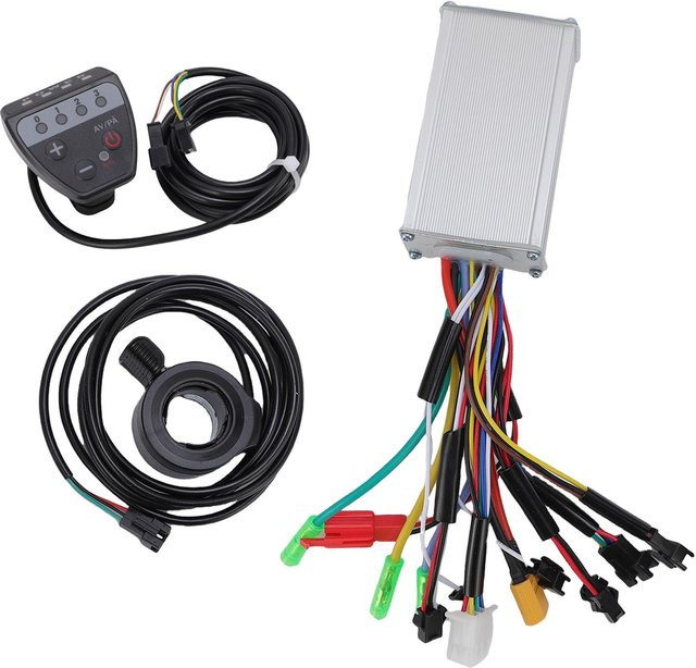 Fishine Elektrisches bürstenloses Motorregler Kit mit Selbstlernfunktion, Sinuswelle und 3 Modi, wasserdicht, LED, Schwarz - Bild 1