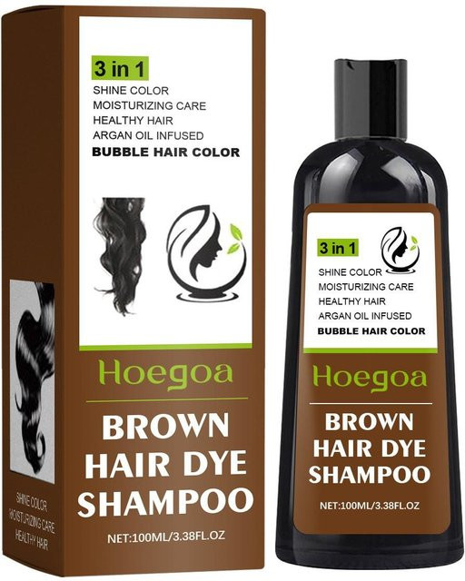 Lucky seafeel Haarfärbeshampoo braun, 100 ml, Unisex - Bild 1