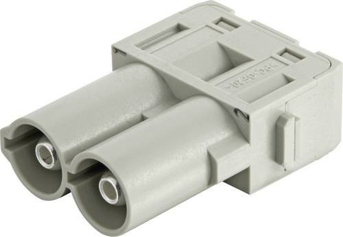 HARTING Han 70 Ampere Modul Stifteinsatz M Axialschraubanschluss, 2-polig, 1000V, 70A, grau - Bild 1