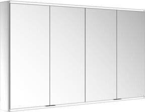 Keuco Royal Modular 2.0 Spiegelschrank mit LED-Beleuchtung und 4 Drehtüren, B/H/T: 160 x 90 x 16 cm, Weiß/Silber - Bild 1
