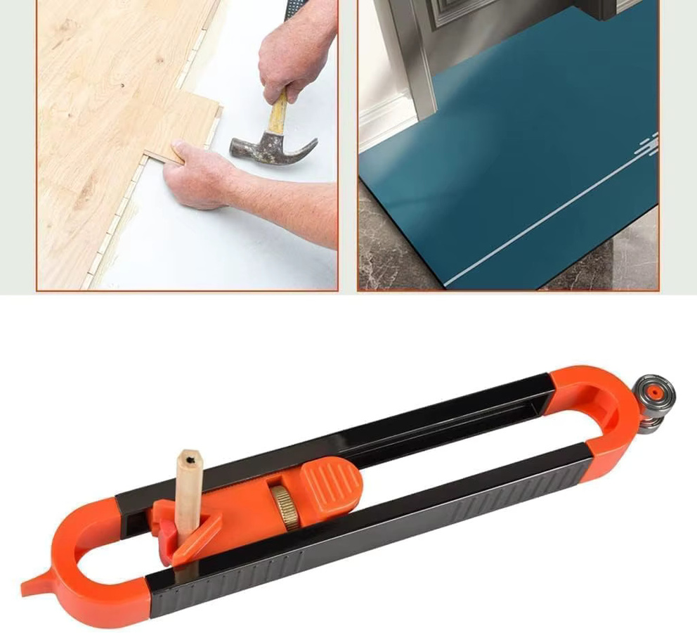 NIUXIANG Profilometer-Markierungswerkzeug in Orange als Duplikator für unregelmäßige Formen zur Holzbearbeitung und zum Messen von Teppichfliesen - Bild 3