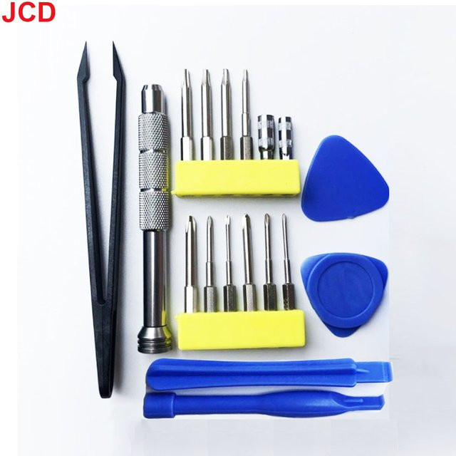 JCD Reparatur-Tools Kit Multicolour Schraubendreher-Set für Nintendo Switch, 3DS, PS3, PS4 Slim, Wii, NES, SNES, DS Lite, GBA, PSP und Gamecube Konsolen - Bild 1