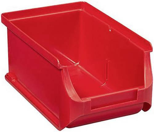 Allit Sichtlagerkasten Rot B: 10,2 cm, H: 7,5 cm, T: 16,0 cm - Bild 1