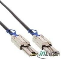 SAS Anschlusskabel Mini-SAS 26pin SFF-8088 auf Mini-SAS 26pin SFF-8088 in Schwarz, Länge: 1 m (27623C) - Bild 1