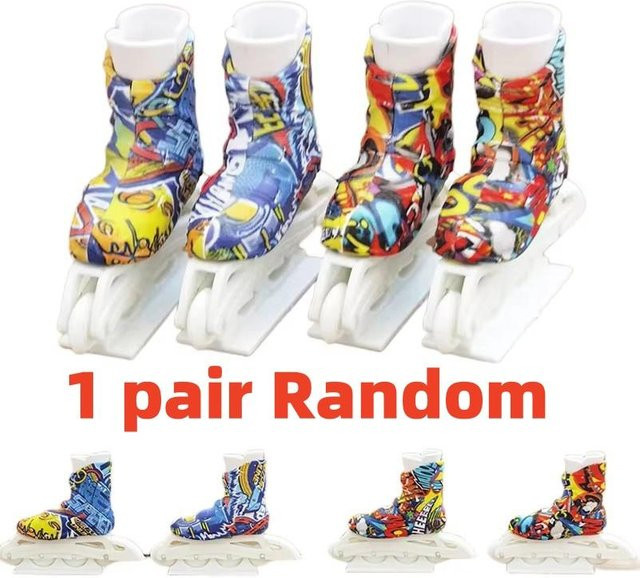 Fashnics Mini Finger Skateschuh Spielzeug, gray - Bild 1