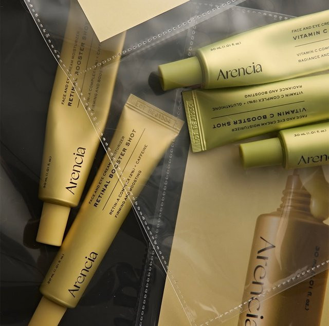 Arencia Tag- und Nachtcreme Duo, 30 ml, Gesichts- und Augencreme mit Retinol, Vitamin C, Glutathion - Bild 1