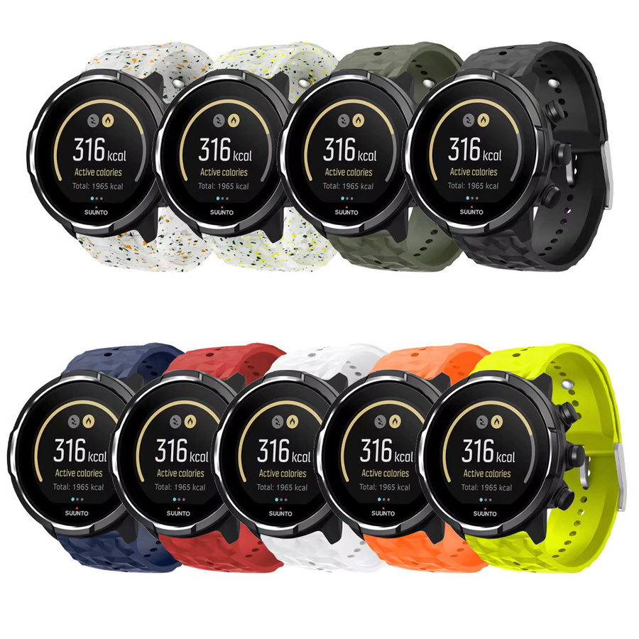 Suunto Uhrenarmband Silikon, 24 mm, Multicolor, Unisex - Bild 3