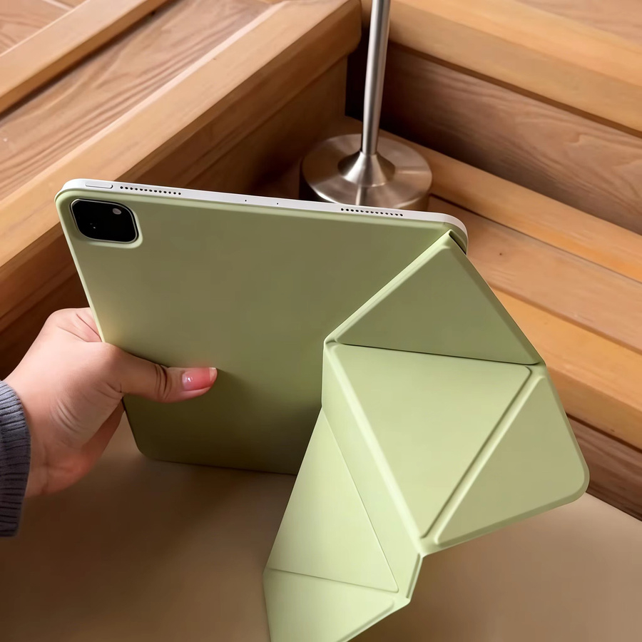 SZEGYCHX Dynamische Folio-Hülle für iPad Pro 13 11, iPad Air 13 11 und iPad Mini in Beige und Green - Bild 2