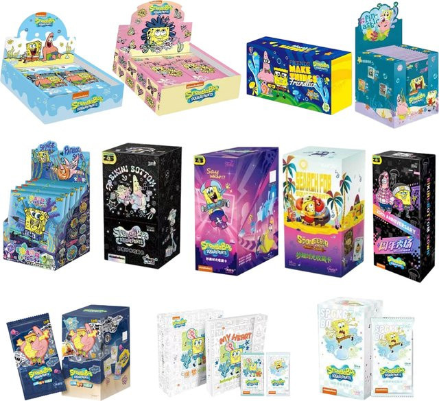 KAYOU SpongeBob Schwammkopf Fun Time Collection, Sammelkarte, Nachfüllpack - Bild 1