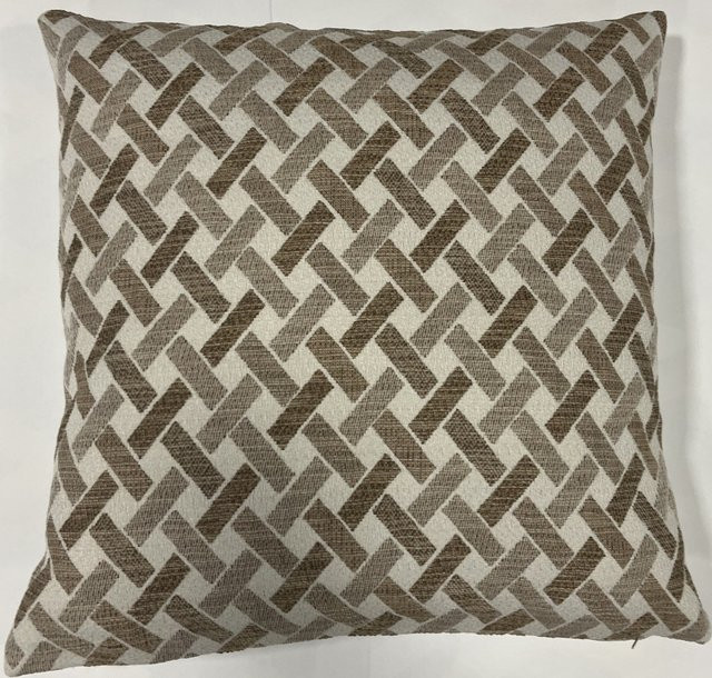 Kissenhülle DACAPO von Gozze in Beige und Braun, quadratisch, B/B: 50 x 50 cm - Bild 1