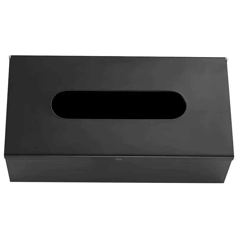 ZJMZYM Luxus Serviettenhalter aus Edelstahl für Wandmontage oder Tischbetrieb, Schwarz - Bild 5