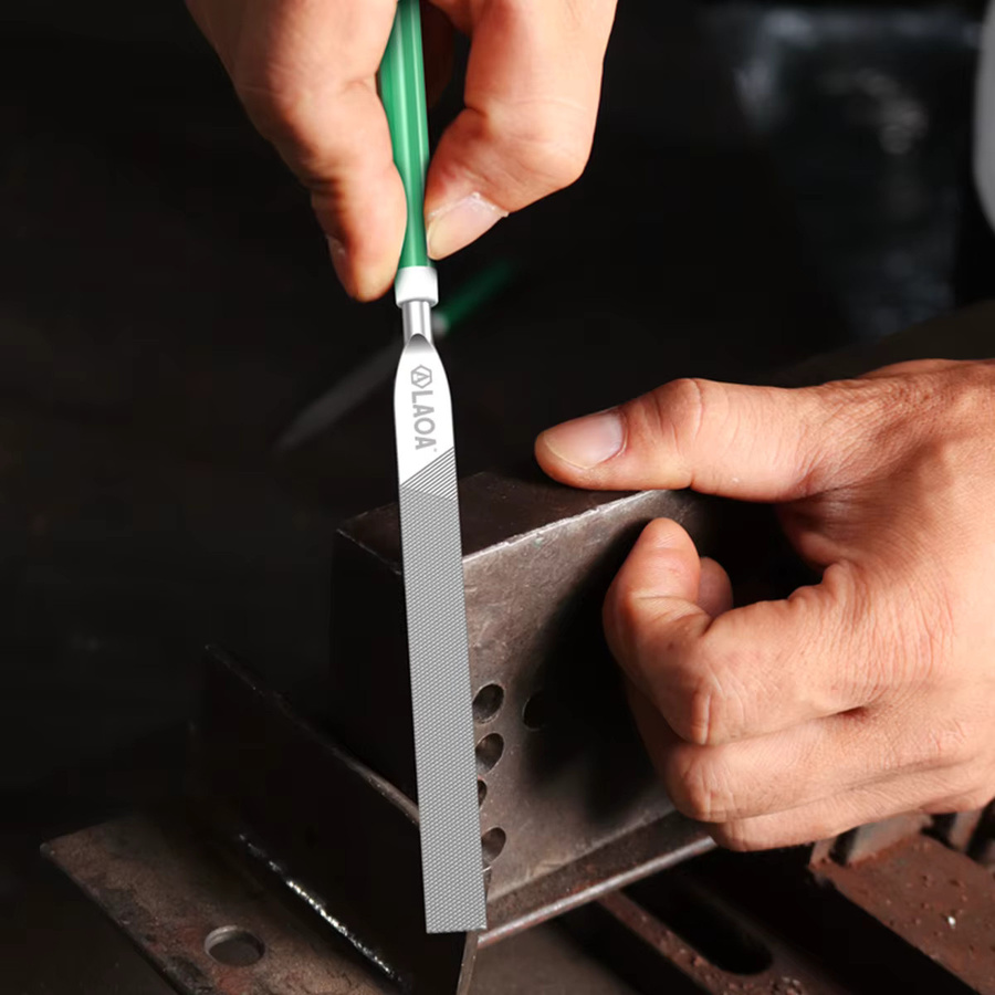 LAOA Diamantfeilen-Set für Schmuckherstellung und DIY-Handwerk aus Stahl und Holz, 6-teilig - Bild 2