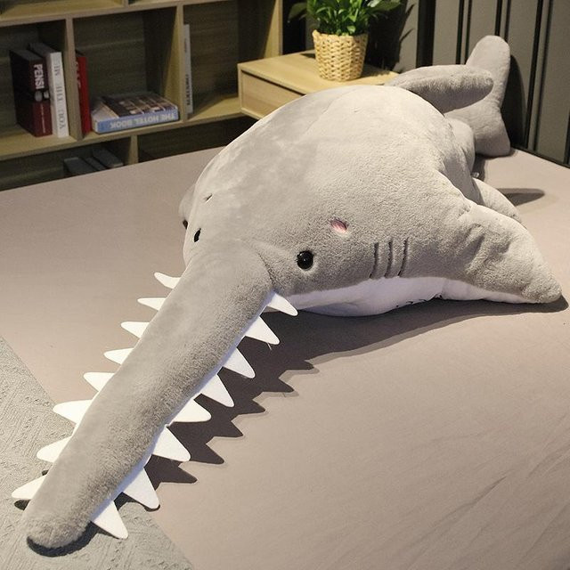 Simulation Sägehai Plüschtier, Kuscheltier, 55cm - Bild 1