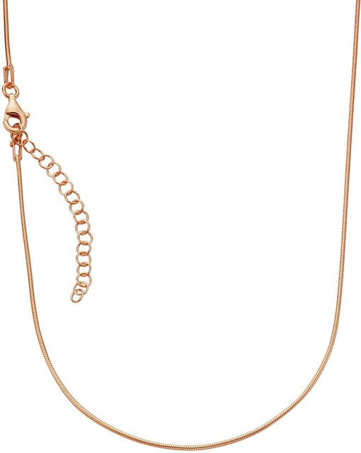 Zeeme Collier 925 Sterling Silber, rotvergoldet, 42+5cm, Damen - Bild 1