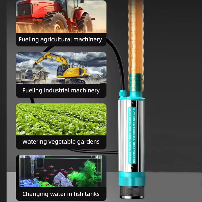 Tragbare elektrische Öltransferpumpe mit Lithium-Akku für Diesel und Wasser, wiederaufladbare Dual-Use-Pumpe mit hohem Durchfluss und Saugleistung - Bild 5