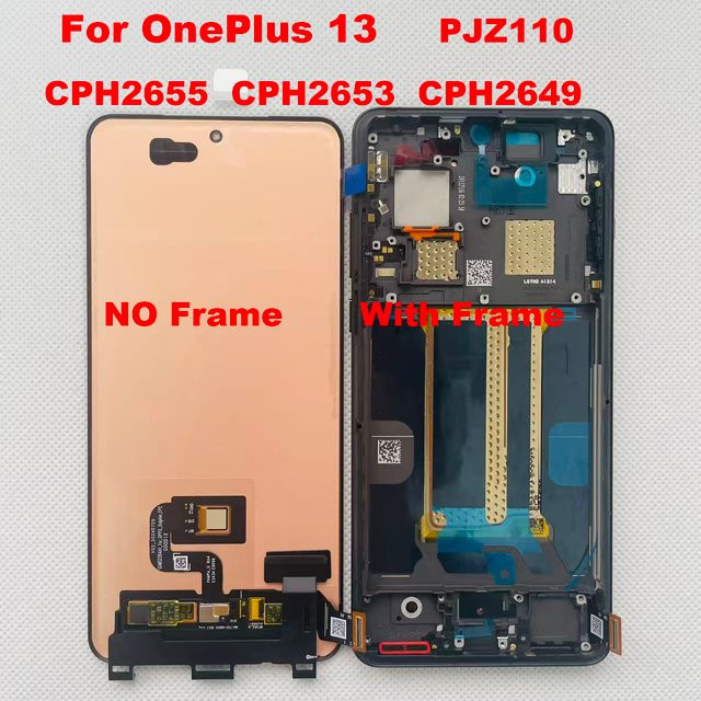 OnePlus 13 AMOLED Display mit Touchscreen Digitizer 6,82 Zoll Ersatz für OnePlus 13 CPH2653 und OnePlus 13R CPH2645 in Multicolour - Bild 1