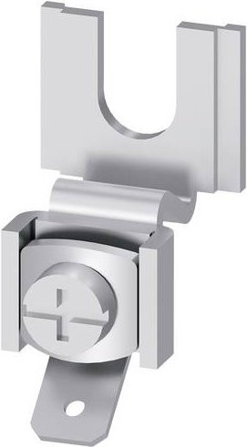 Siemens Hilfsleiteranschlussklemme 3VA9110-0WC00 in Silber, 10 Stück - Bild 1