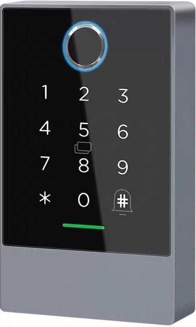 MYWAYLIFE SECURITY TECHNOLOGY K2/K2F Bluetooth Türzutrittskontrollsystem mit Fingerabdruck, Kartenleser und Wifi Gateway in Schwarz - Bild 1