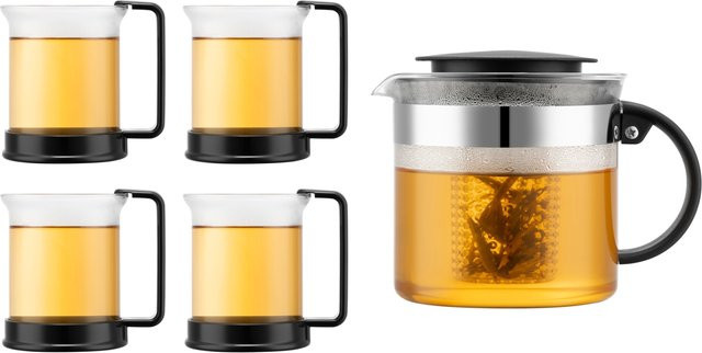 BODUM Teebereiter BISTRO NOUVEAU und Kaffeebereiter BISTRO in Transparent - Bild 1